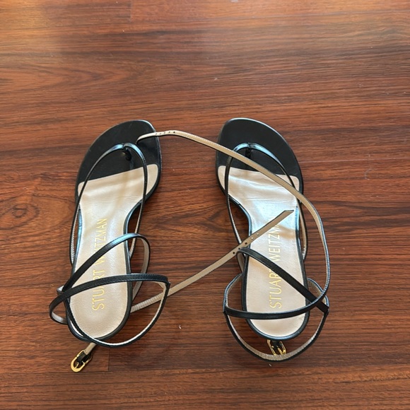 Stuart Weitzman Jimena 50 Kitten-Heel Strappy Sandals - Picture 4 of 6